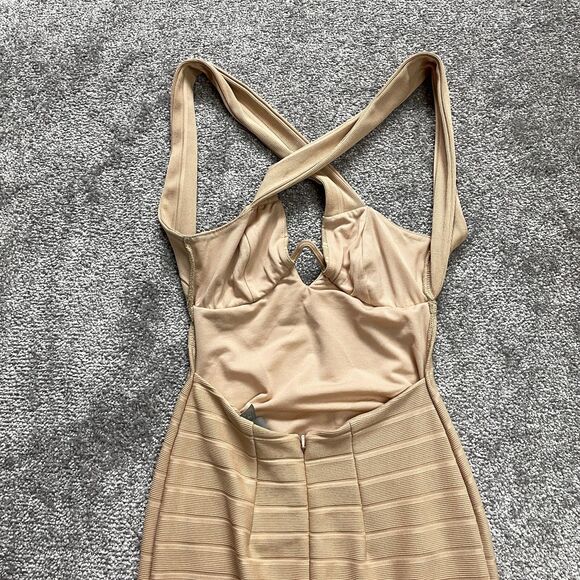 Asos Maxi Dress Womens 0 Brown Long Sleeveless Soft Stretch Ladies Polyester - Picture 11 of 13